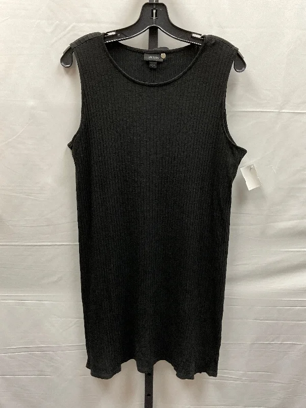 Women's Square Collar DressesBlack Dress Casual Short J. Jill, Size M