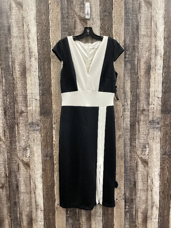 Women's Sleeveless DressesBlack & White Dress Work New York And Co, Size S