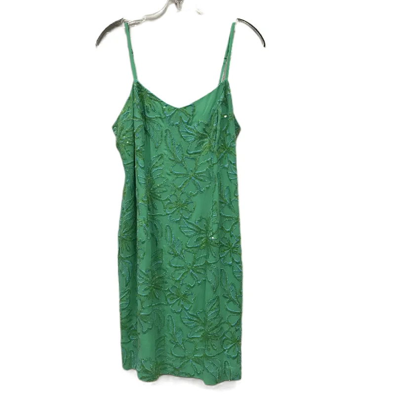 Women's Wide Collar DressesGreen Dress Casual Short By Lilly Pulitzer, Size: M