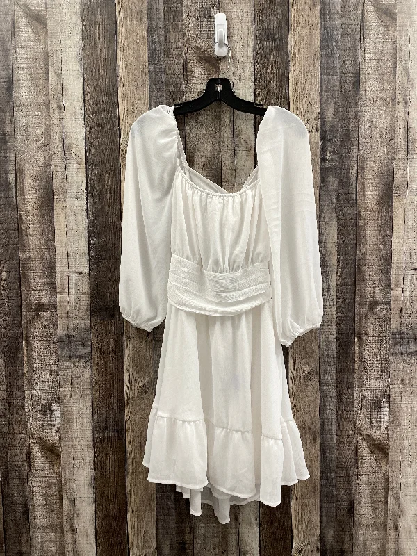 Women's Halter DressesWhite Dress Casual Short Cme, Size Xl