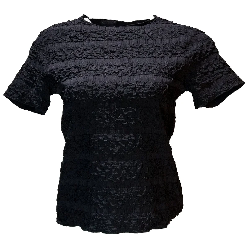 women's pajamas for those who want to feel pampered and lovedBlack Textured T