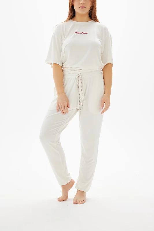 women's pajamas with a touch of whimsical funCore White Slouchies