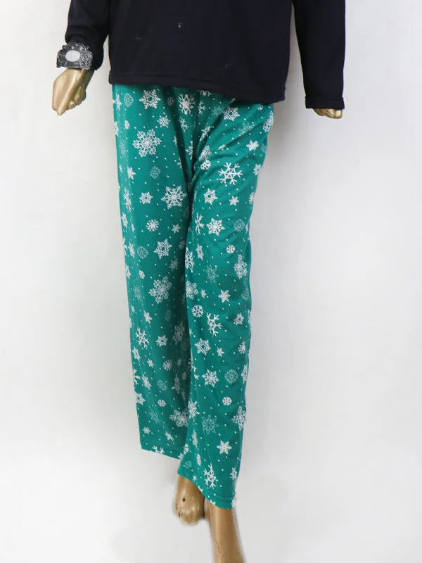 women's pajamas for a good night's sleepLadies Casual Trouser Design Sea Green