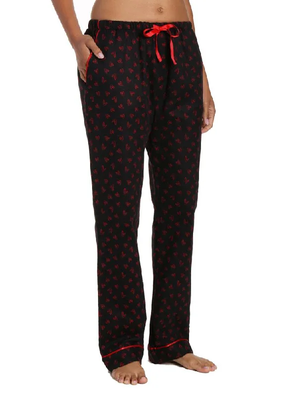 women's pajamas with a stylish cutWomens Premium 100% Cotton Flannel Lounge Pants