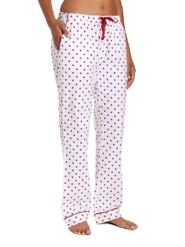 women's pajamas with drawstring waistWomens Premium 100% Cotton Flannel Lounge Pants