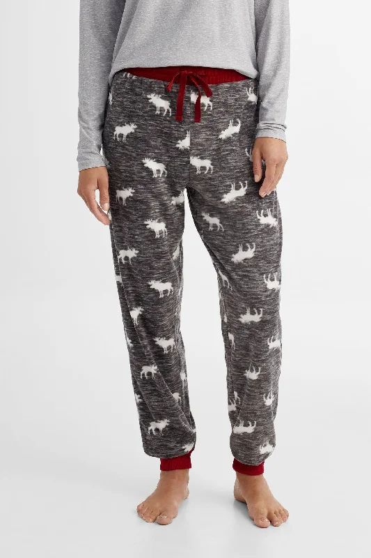 women's pajamas designed for sleepPantalon pyjama de Noël en micropolar - Femme