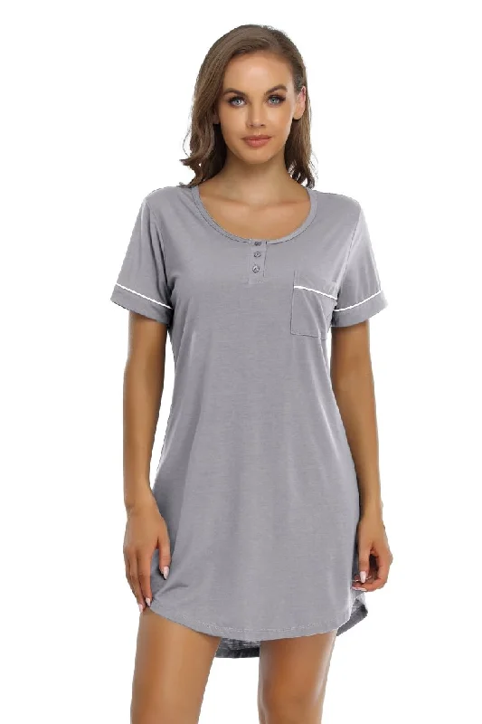 women's pajamas with a timeless appealWomen Short Sleeve Nightdress Pajamas Set