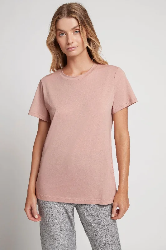 women's pajamas with drawstring waistTencel™ T-Shirt - Blush