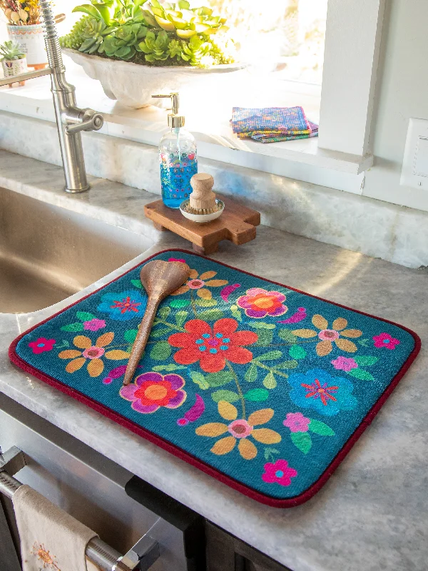 women's pajamas with a modern twistReversible Dish Drying Mat - Borders